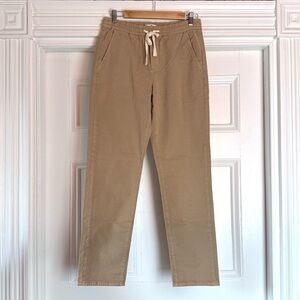 NWT Marine Layer Men's Saturday Pant Athletic Fit Cotton Faded Khaki Small XL